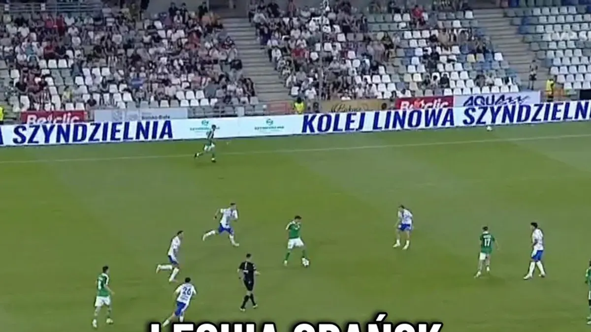 Lechia ma swojego gola w sezonie 26/27! Z prowadzenia nie cieszyli się jednak długo. Podbeskidzie już zdążyło wyrównać! 