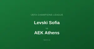 Levski Sofia - AEK Athens: Typy bukmacherskie
