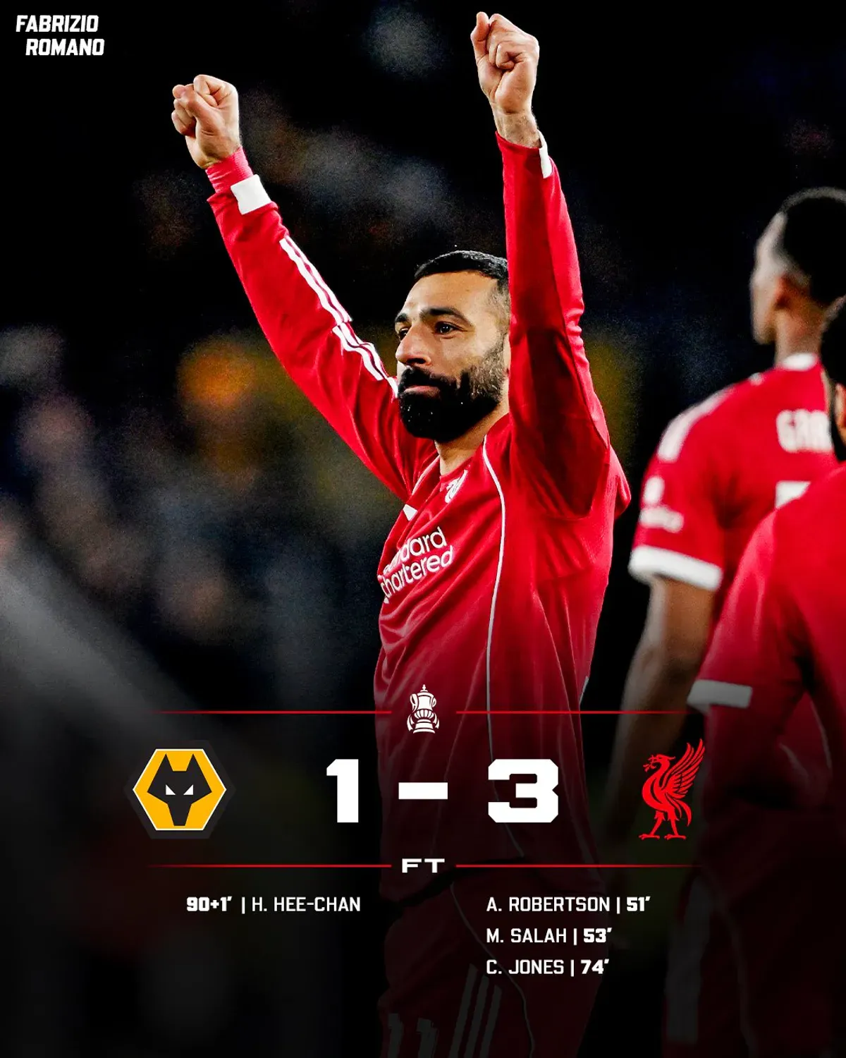 Liverpool gra dalej w FA Cup. The Reds pokonali Wolves w emocjonującym starciu