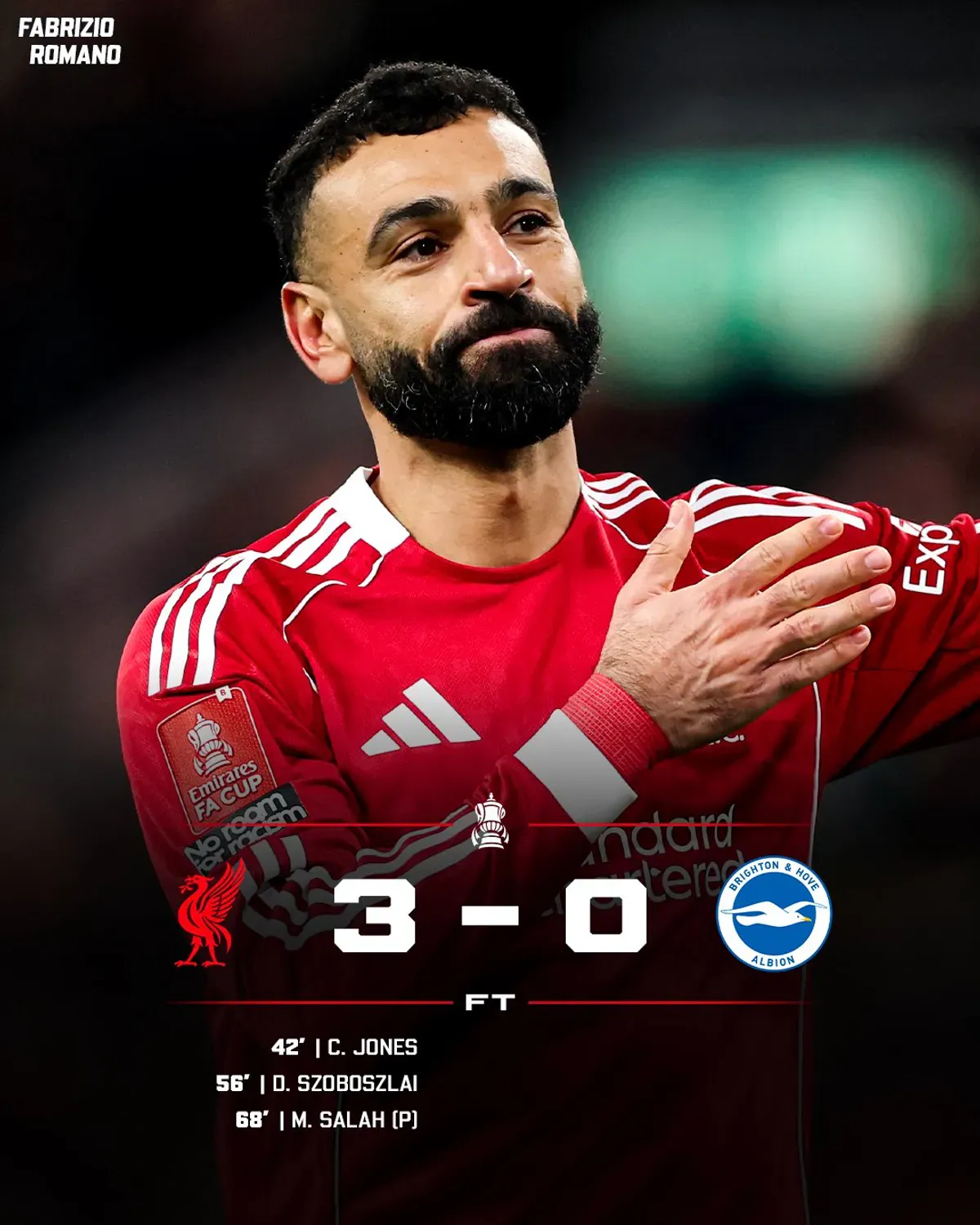 Liverpool pokonuje Manchester United w wielkim hicie