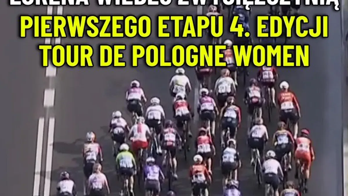 Lorena Wiebes zwyciężczynią pierwszego etapu 4. edycji Tour de Pologne Women! Dwukrotna mistrzyni Europy wykorzystała zn