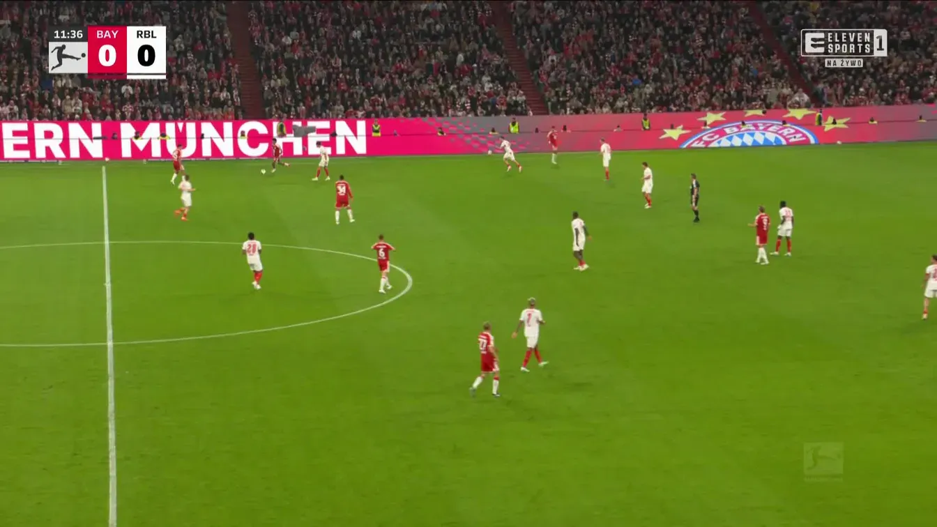 Luis diaz. Bayern na prowadzeniu! Znakomicie urwał się Kolumbijczyk i wykorzystał podanie Joshuy Kimmicha