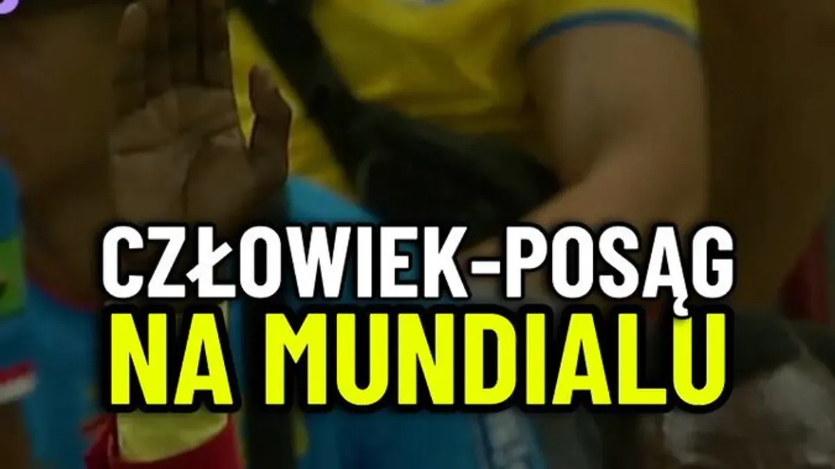 Lumumba Vea - słynny kibic DR Konga, który w czasie meczów stoi nieruchomo przez 90 minut z uniesioną ręką