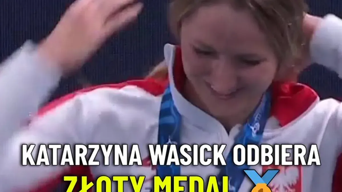 Łzy wzruszenia na hymnie mówią wszystko. Katarzyna Wasick mistrzynią Europy na 50 metrów stylem dowolnym