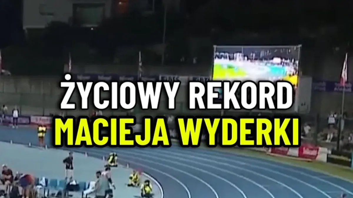 Maciej Wyderka zajął trzecie miejsce w biegu na 800 metrów podczas mityngu w Rovereto. Czasem 1:43.79