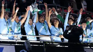 Manchester City z kolejnym trofeum. Bernardo Silva wzniósł puchar na Wembley