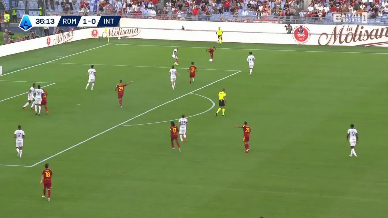 Manu koné bohaterem rzymu! Roma prowadzi już 2:0! Inter chwieje się na linach łoskarobota