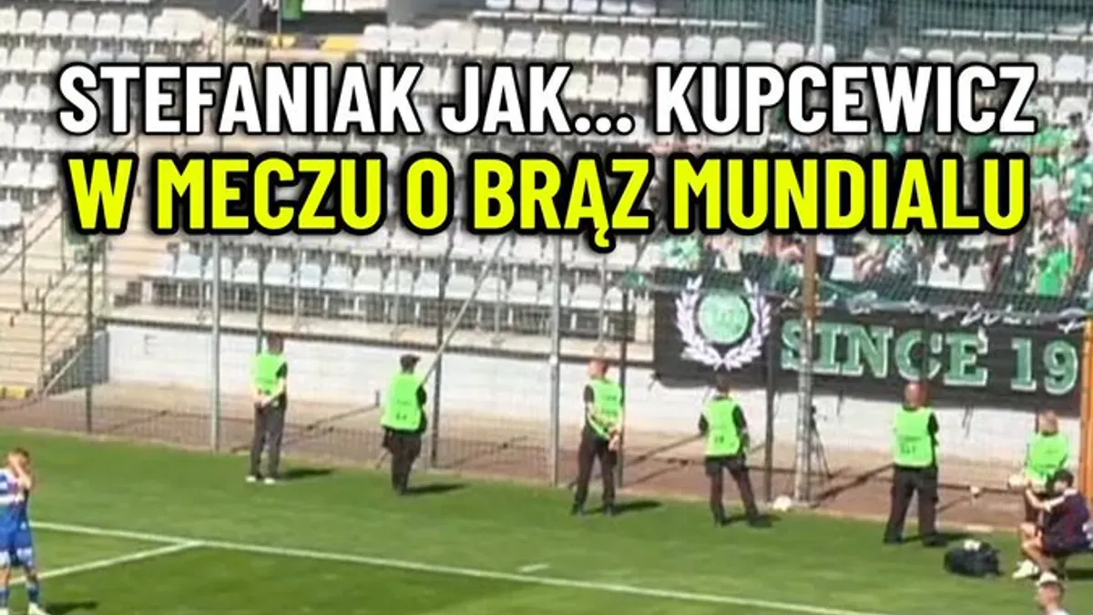 Marcel Stefaniak niczym Janusz Kupcewicz z Francją na mundialu w 1982 roku! Piłkarz Warty Poznań kompletnie zaskoczył br