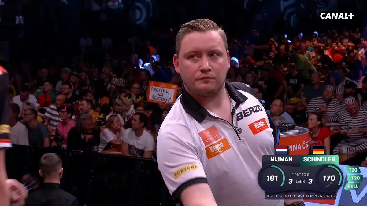 Martin Schindler trafia „Big Fish”! Co za finisz na Czech Darts Open