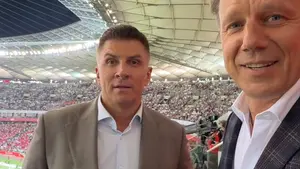 Mateusz Borek i Grzegorz Mielcarski w fantastycznych nastrojach po wygranej reprezentacji Polski z Rumunią