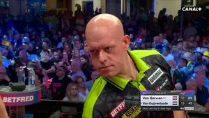 Michael van gerwen odpada z turnieju world matchplay! Jego rodak - Dirk van Duijvenbode awansuje do ćwierćfinału! Ogląda