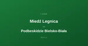 Miedź Legnica - Podbeskidzie Bielsko-Biała: Typy bukmacherskie