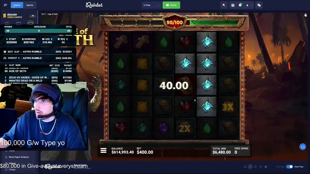 Mitch Jones oszalał! Wygrał 1,5 mln dolarów w zaledwie dwa spiny