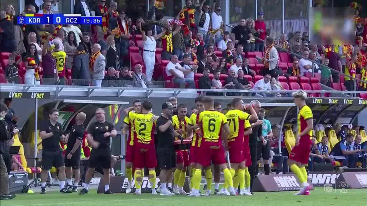 MKS Korona Kielce 1-0 Raków Częstochowa