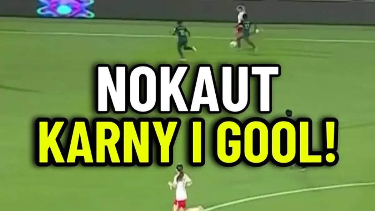 Mocne wejście w pole karne, rzut karny dla Polek i gol! Reprezentacja Polski U17 kobiet prowadzi 1:0 z Nigerią
