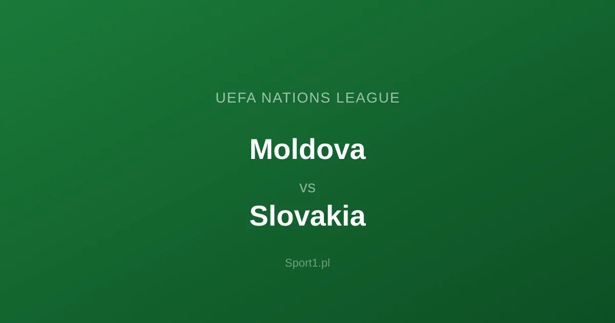 Moldova - Slovakia: Typy bukmacherskie