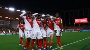 Monaco naciska na ligową czołówkę. Gol wypożyczonego z Anglii gracza uciszył Angers