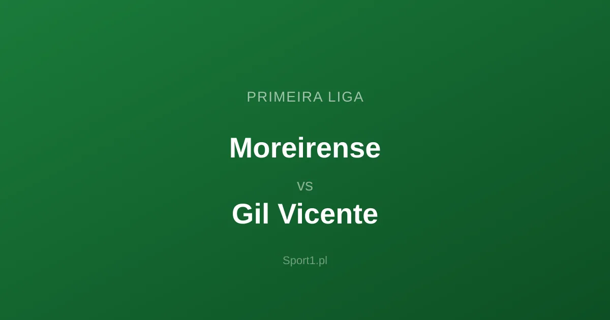 Moreirense - Gil Vicente: Typy bukmacherskie
