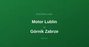 Motor Lublin - Górnik Zabrze: Typy bukmacherskie