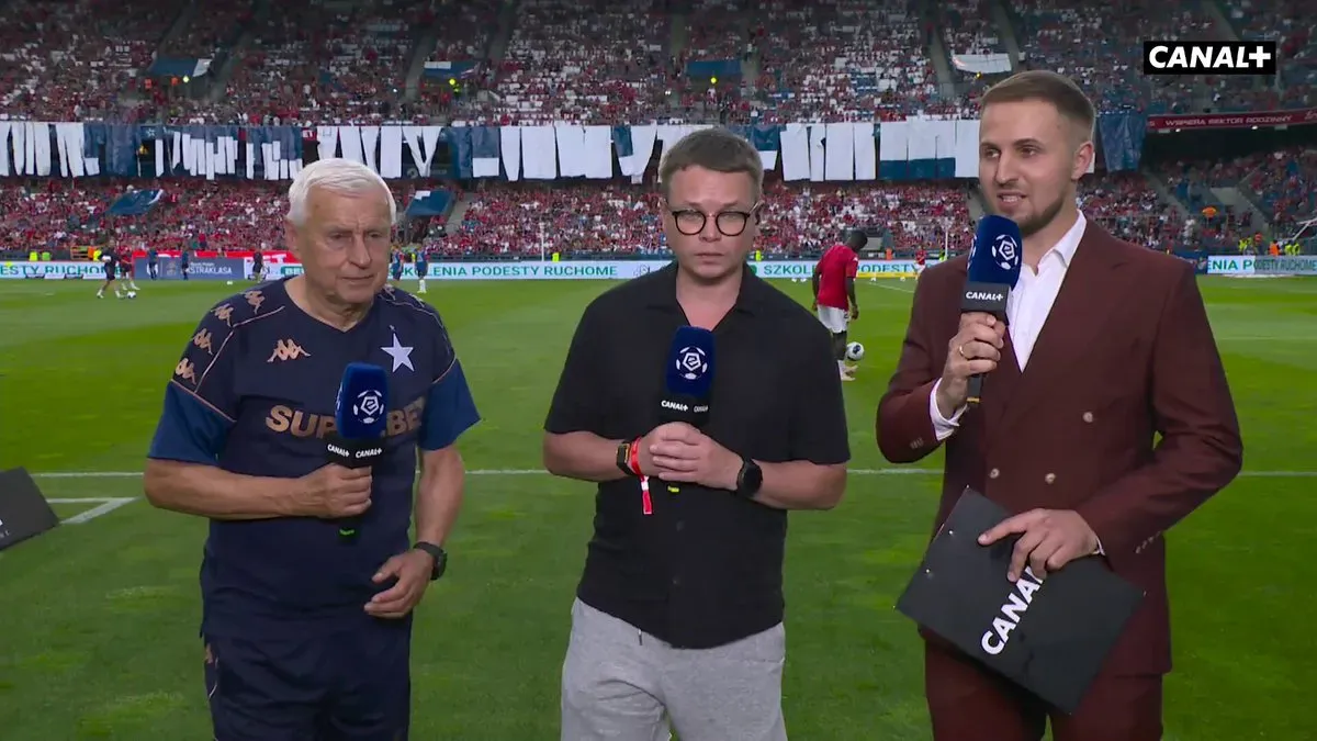 Nasze studio przed pierwszym meczem @WislaKrakowSA po powrocie do @_Ekstraklasa_ odwiedzili Kazimierz Kmiecik i Jarosław