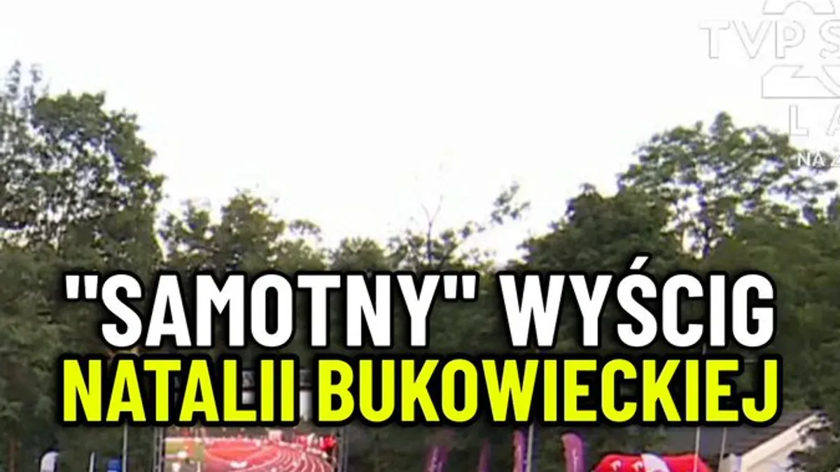 Natalia Bukowiecka poza zasięgiem rywalek w biegu na 400 metrów podczas lekkoatletycznych mistrzostwach Polski.
