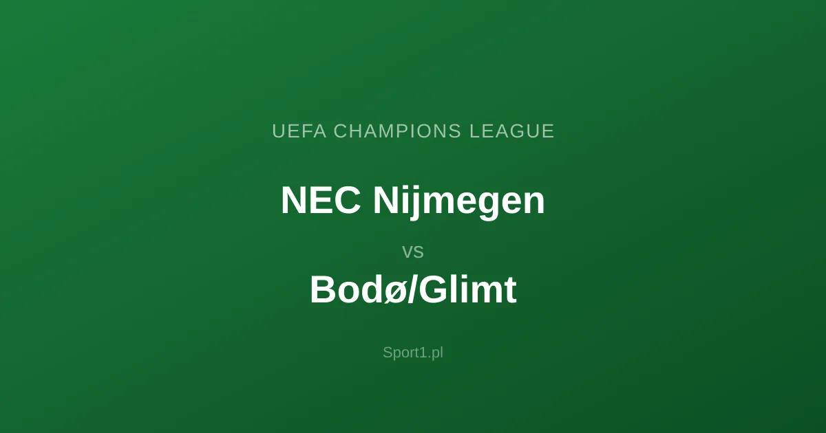 NEC Nijmegen - Bodø/Glimt: Typy bukmacherskie