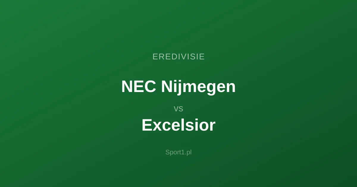 NEC Nijmegen - Excelsior: Typy bukmacherskie