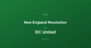 New England Revolution - DC United: Typy bukmacherskie