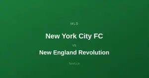 New York City FC - New England Revolution: Typy bukmacherskie