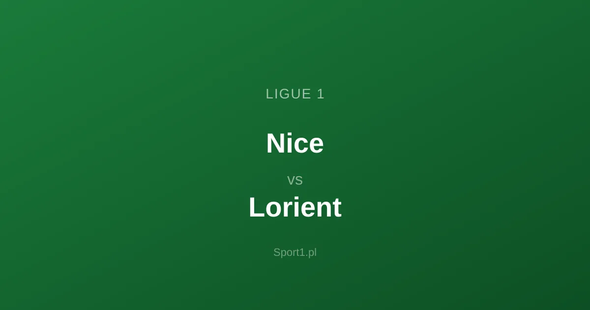 Nice - Lorient: Typy bukmacherskie