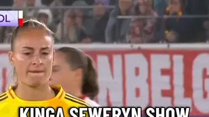 Nie ma gola! Kinga Seweryn zatrzymuje rywalkę!