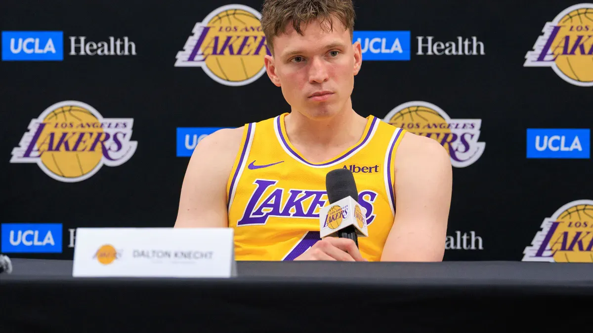 Nie tylko rzuty i obrona. Lakers mieli większy problem z Daltonem Knechtem