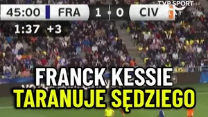Niecodzienna sytuacja w meczu Francji z Wybrzeżem Kości Słoniowej. Kartka jak nic!