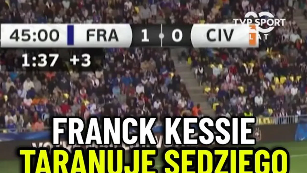 Niecodzienna sytuacja w meczu Francji z Wybrzeżem Kości Słoniowej. Kartka jak nic!