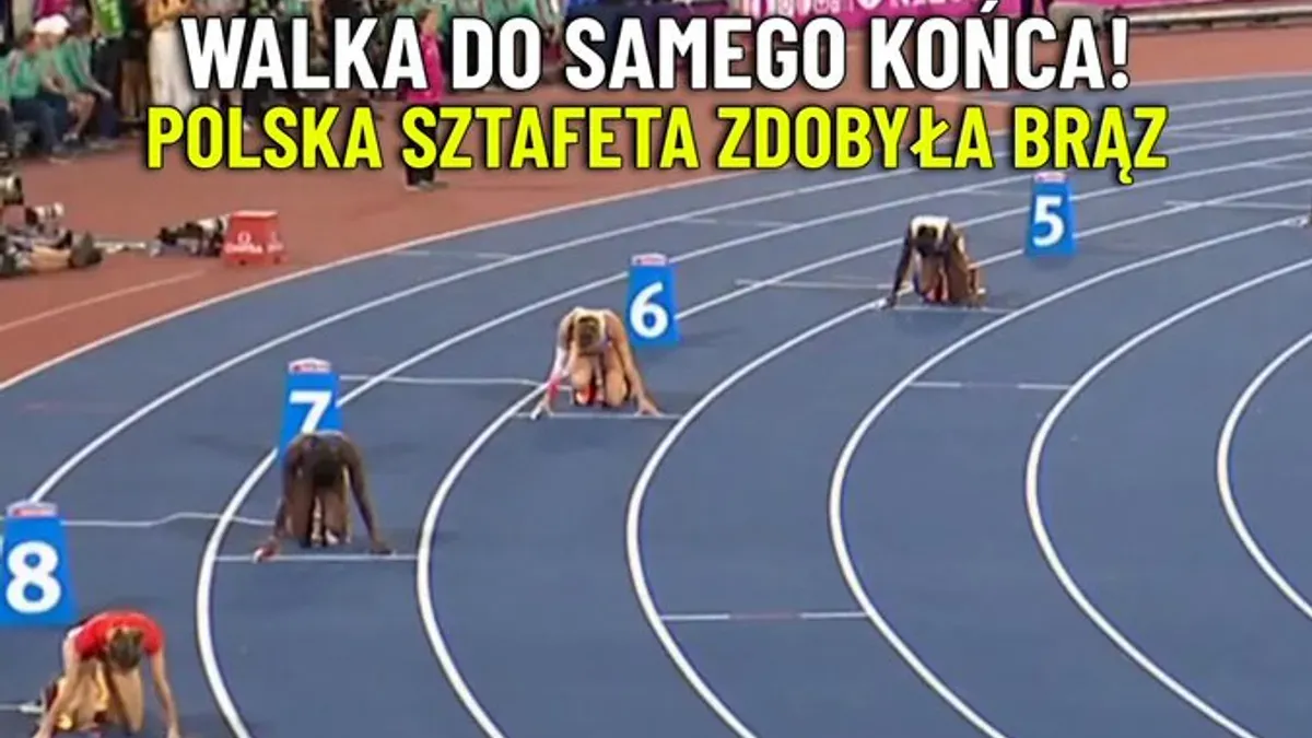 Niesamowite emocje. Kristina Cimanouska, Pia Skrzyszowska, Magdalena Stefanowicz i Ewa Swoboda wywalczyły brąz lekkoatle