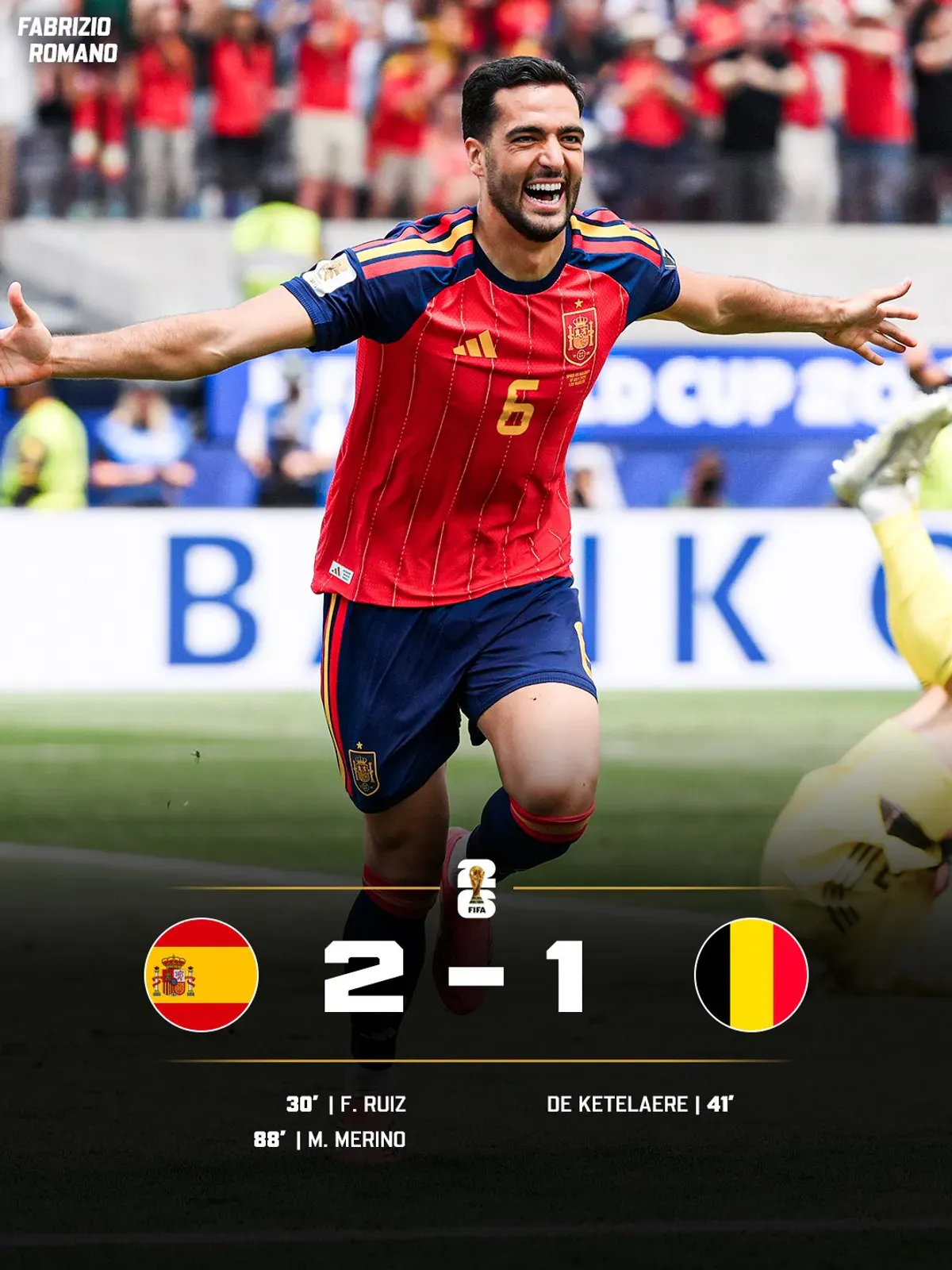 Niesamowity scenariusz w ćwierćfinale mundialu. Mikel Merino znowu to zrobił