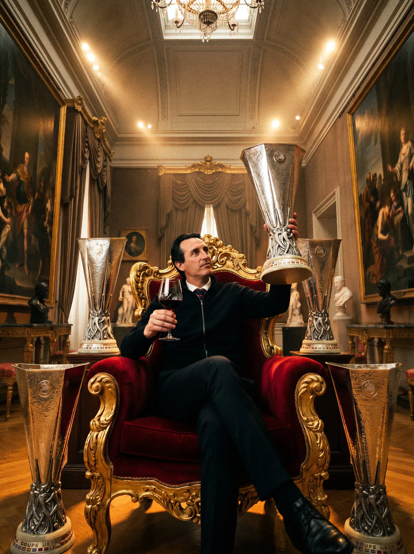 Niesamowity wyczyn Unaia Emery'ego. Hiszpański trener napisał historię europejskich pucharów