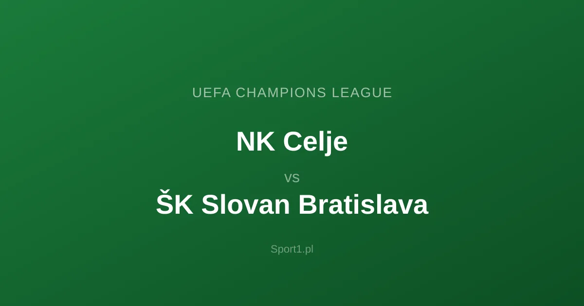 NK Celje - ŠK Slovan Bratislava: Typy bukmacherskie