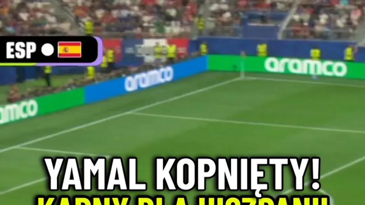 No i mamy prowadzenie Hiszpanów, którzy po faulu na Yamalu w polu karnym wykorzystali jedenastkę! Transmisja meczu Franc