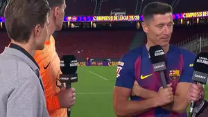 "No poczekaj bo chcę lać wodę" Humory dopisują u naszego mistrzowskiego duetu w FC Barcelonie Oglądaj @LaLiga w CANAL+: