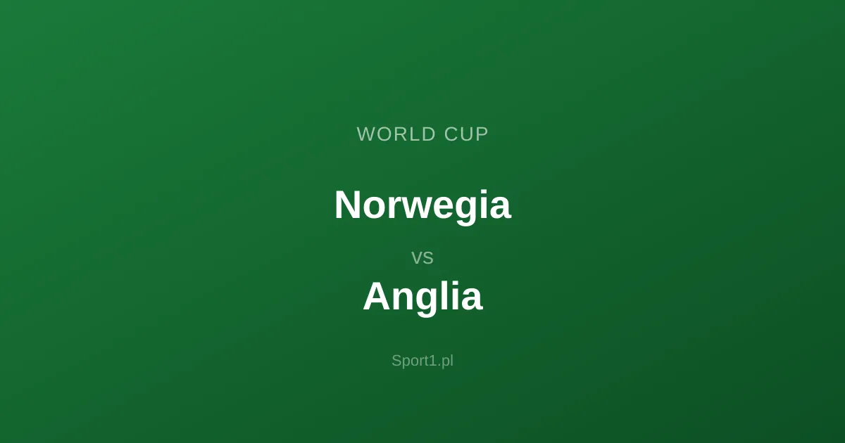 Norwegia - Anglia: Typy bukmacherskie