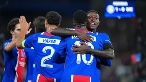 Nuno Mendes zszedł z boiska w 87. minucie. PSG czeka mecz z Barceloną
