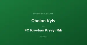 Obolon Kyiv - FC Kryvbas Kryvyi Rih: Typy bukmacherskie