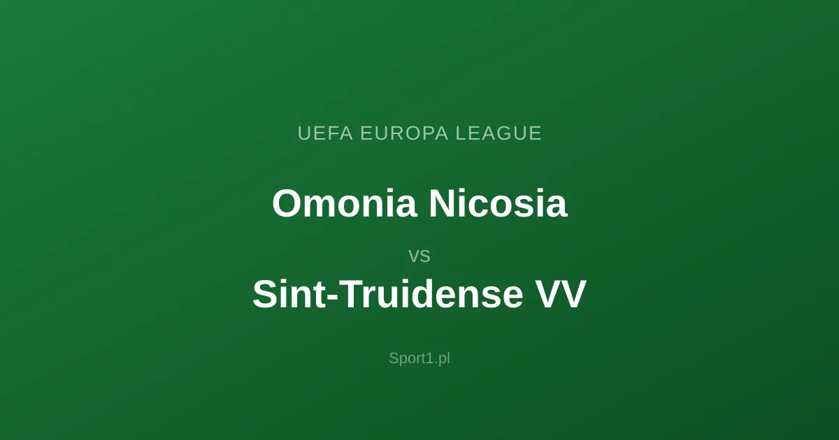 Omonia Nicosia - Sint-Truidense VV: Typy bukmacherskie