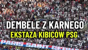 Ousmane Dembele z karnego i kibice PSG w euforii po wyrównującym golu w finale Ligi Mistrzów z Arsenalem. Oglądaj online