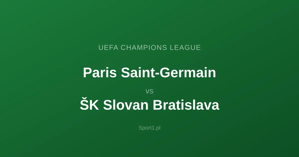 Paris Saint-Germain - ŠK Slovan Bratislava: Typy bukmacherskie