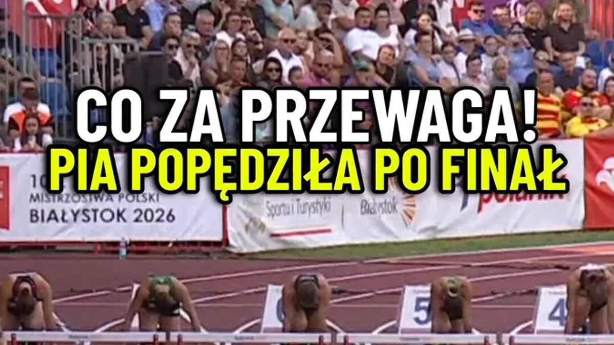Pia Skrzyszowska nie pozostawiła wątpliwości w półfinale lekkoatletycznych mistrzostw Polski. Oglądaj mistrzostwa Polski