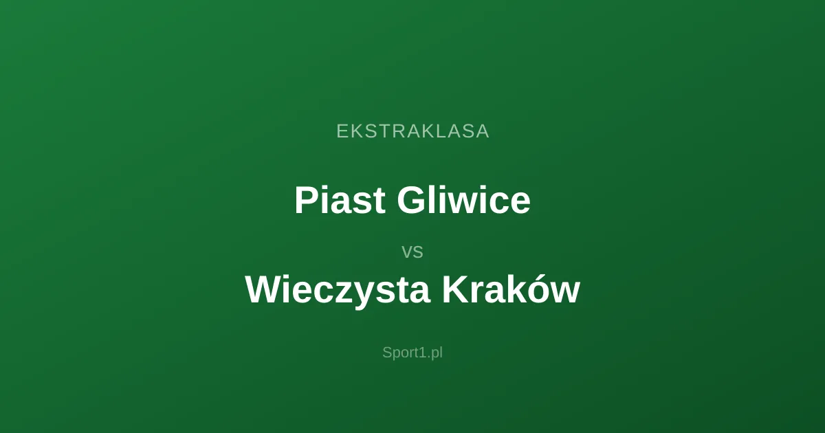 Piast Gliwice - Wieczysta Kraków: Typy bukmacherskie