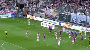 Pierwszy gol Cracovii w tym sezonie PKO BP Ekstraklasy! Kacper Trelowski obronił strzał Ajdina Hasicia z rzutu karnego, 