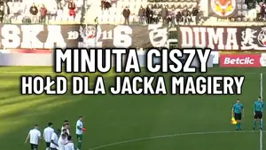 Piłkarze Polonii Warszawa oraz Śląska Wrocław uczcili pamięć trenera Jacka Magiery. Polskie środowisko piłkarskie łączy 
